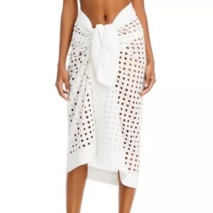 SOLID & STRIPED White Swim Coverup